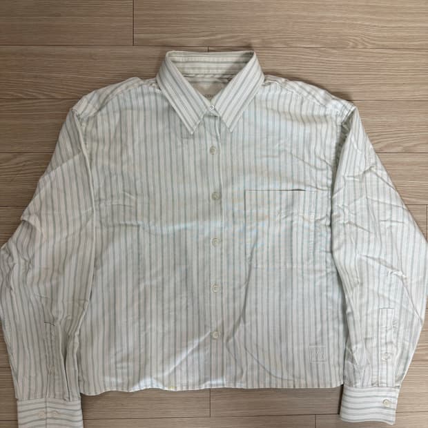 유니클로 jw앤더슨 스트라이프 셔츠