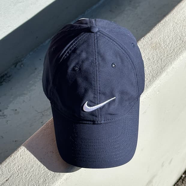 [F] 나이키 로고 레거시91 네이비 볼캡 모자