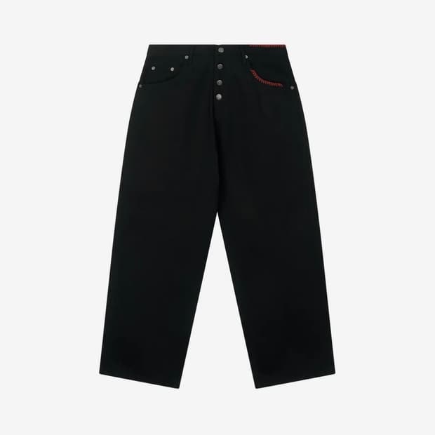 노쿨러스 UL DENIM PANTS 01 BLACK