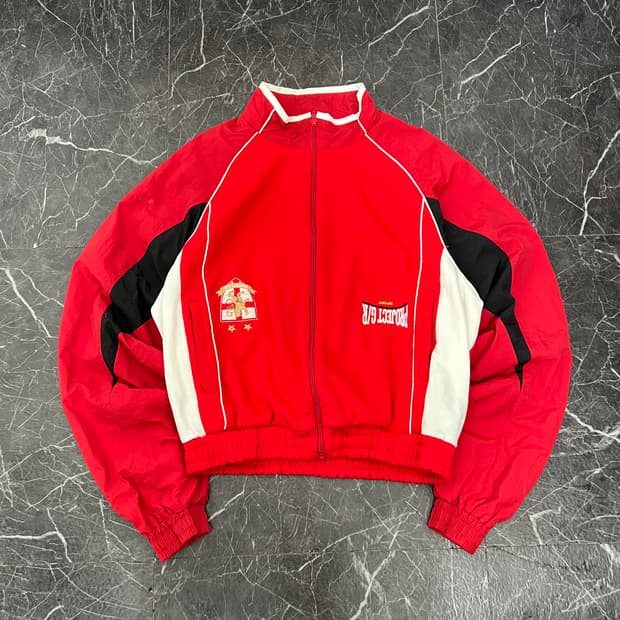 프로젝트 G/R 리컨스트럭티드 하이브리드 트랙 자켓 레드