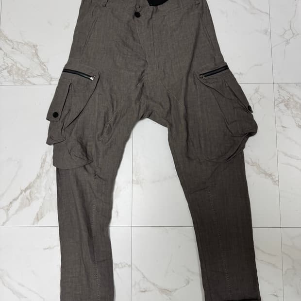 Masnada Linen cargo pants