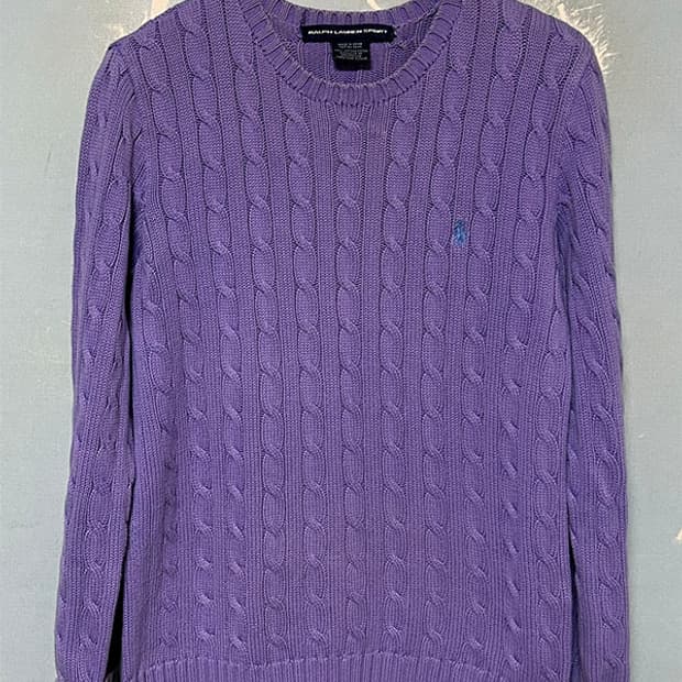 POLO 폴로 여자 꽈배기니트 기본 캐주얼 M 95 66