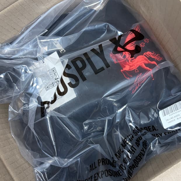 1 2 파코서플라이 폴링 엔젤 후드집업 블랙 미시착 새제품 바로배송 판매