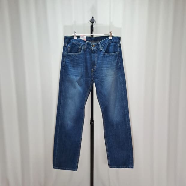 (새제품 택포) 리바이스 505 레귤러핏 데님팬츠 34X32 B747