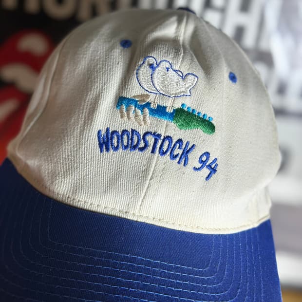 90s Woodstock 빈티지 우드스탁 모자