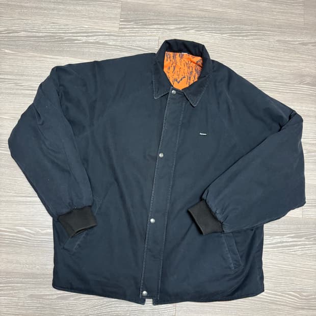 슈프림 리얼트리 리버시블 퀼티드 워크 자켓 블랙 - 24SS