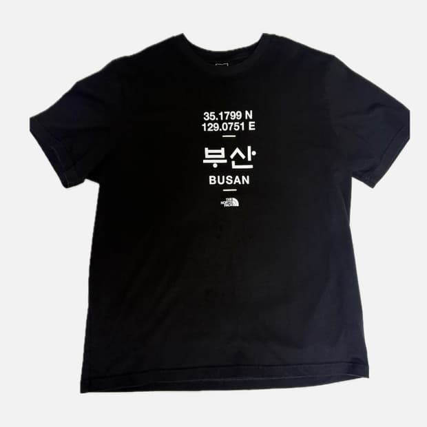 노스페이스 부산 티셔츠