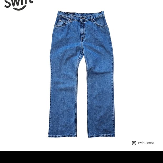 리바이스 917 오렌지탭 부츠컷 플레어진 32