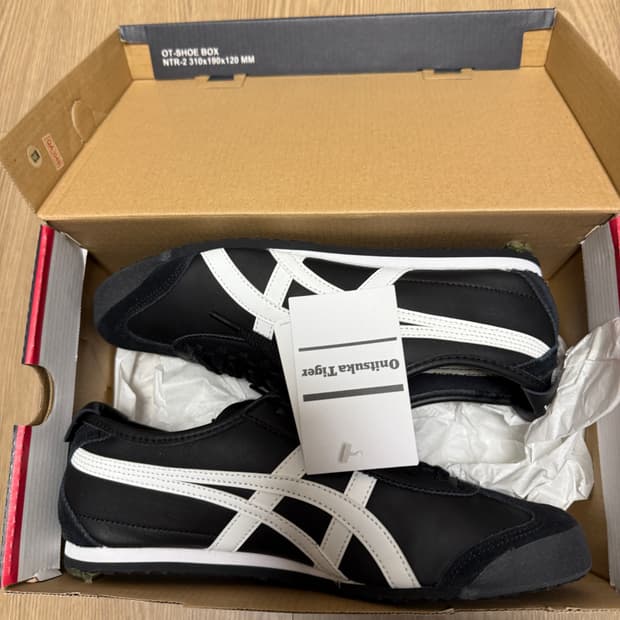 오니츠카 타이거 멕시코 66 검흰 265