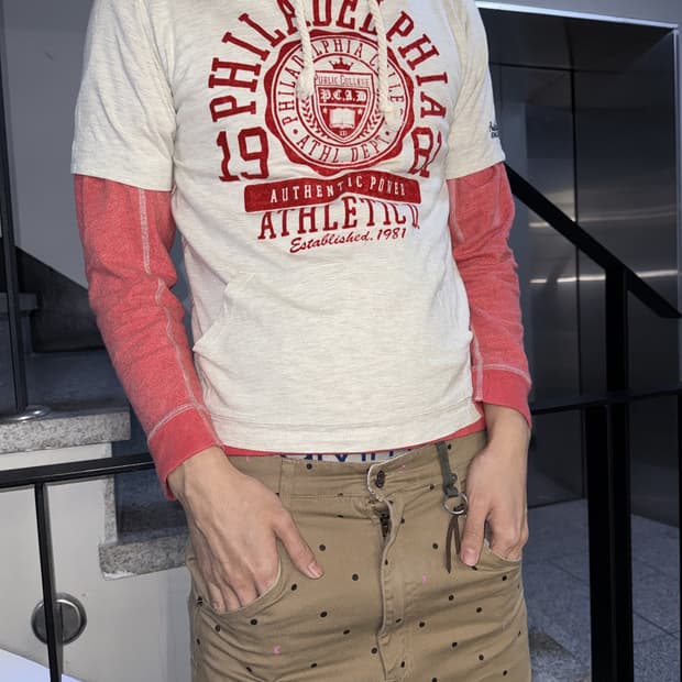 y2k halfsleeve hoodie