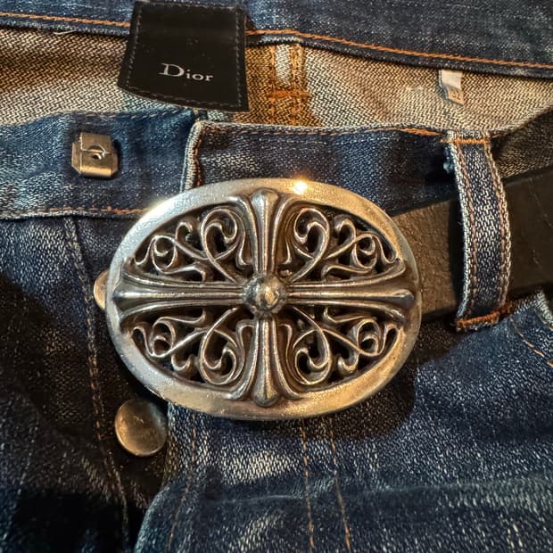 크롬하츠 오발 버클 1.5인치