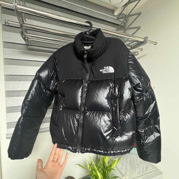 노스페이스 숏패딩 S