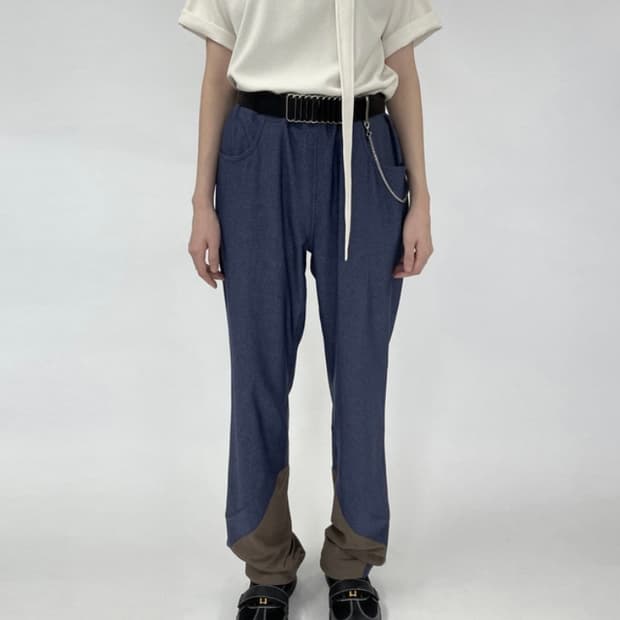 지초이 NET CURVE PANTS