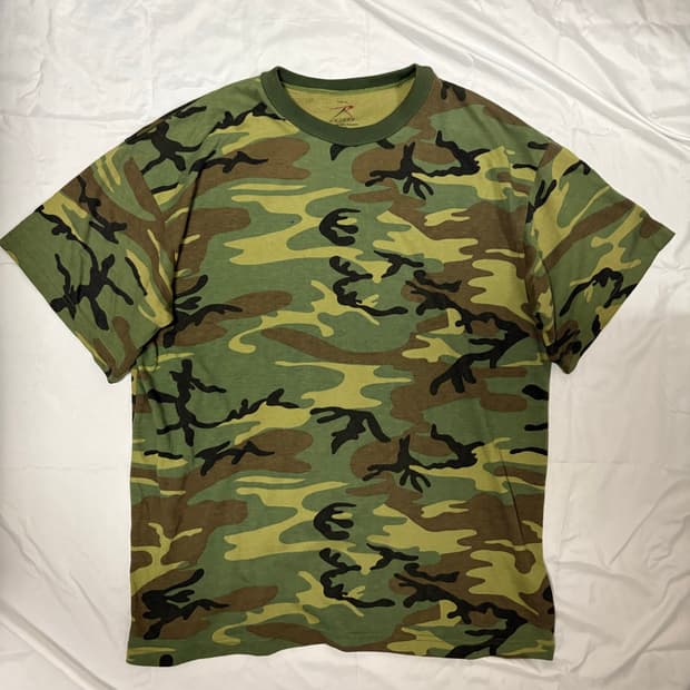 00s camo 로스코 티셔츠