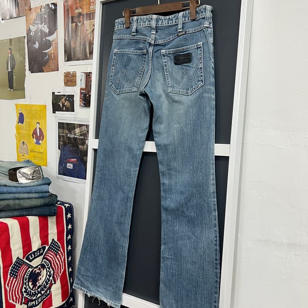 Wrangler 랭글러 부츠컷 나팔핏 연청 데님 팬츠
