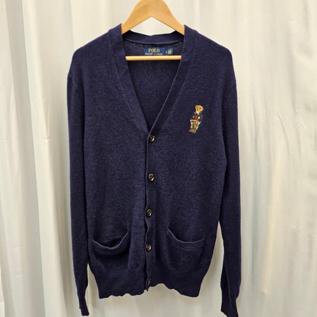 폴로랄프로렌 POLO RALPH LAUREN 남성울캐시 베어 가디건M