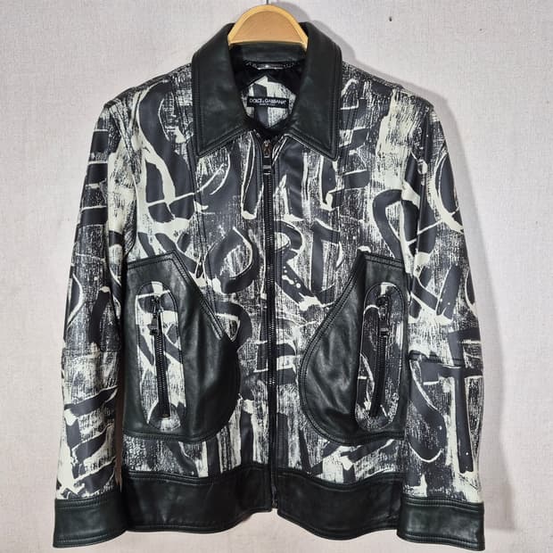 돌체앤가바나 가죽자켓(48)