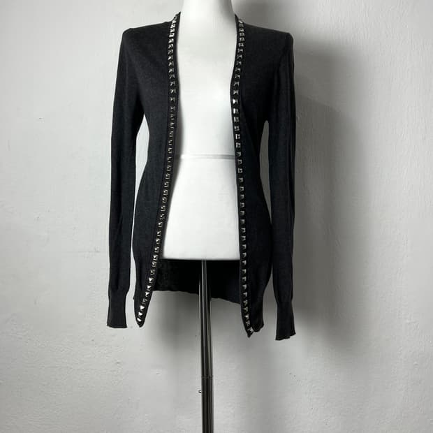 히스테릭 글래머 스터드 가디건 