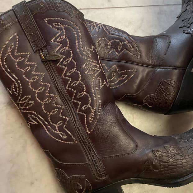 Keystone 웨스턴 브라운 부츠