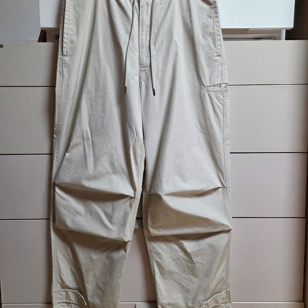 유니클로U 파라슈트팬츠 아이보리  M