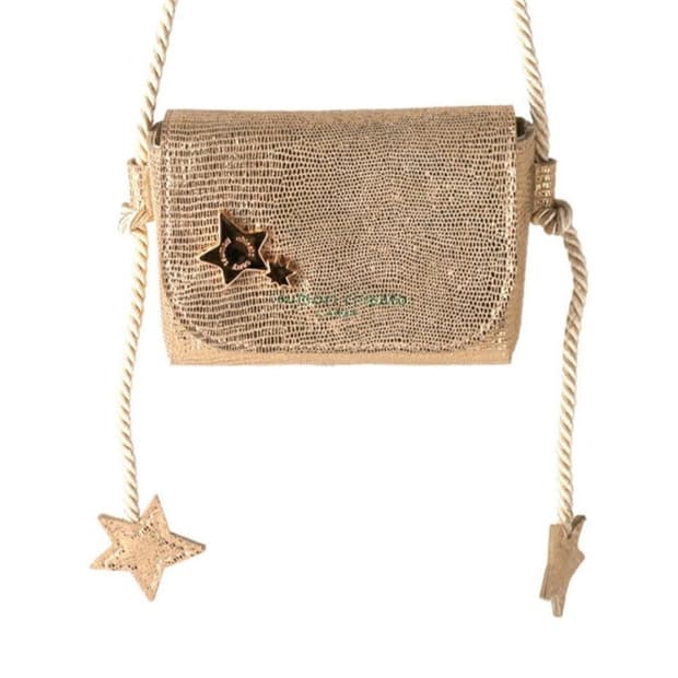 (새상품)츠모리 치사토 캐리 다이아몬드 스타 염소 가죽 숄더 백 미니 백