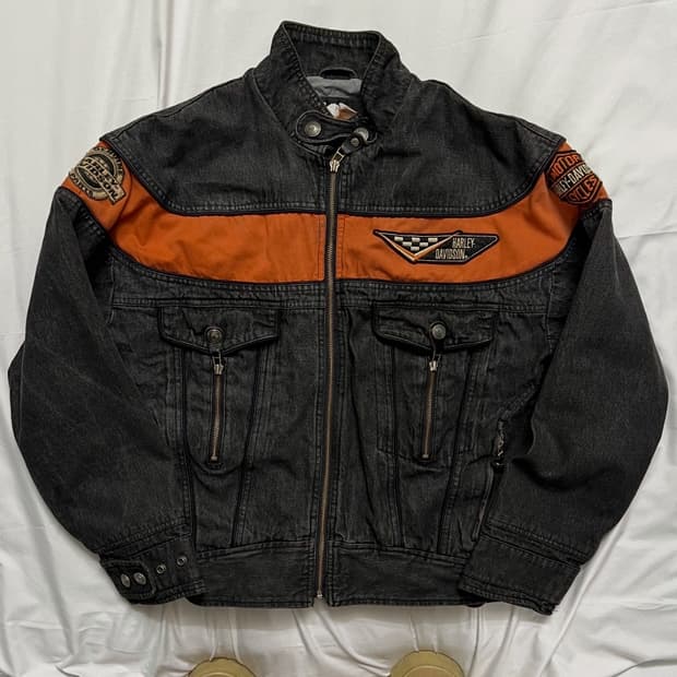 할리데이비슨 데님 라이더자켓