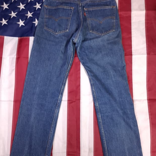 오리지날 미국제조 90's 리바이스 501XX 데님진
