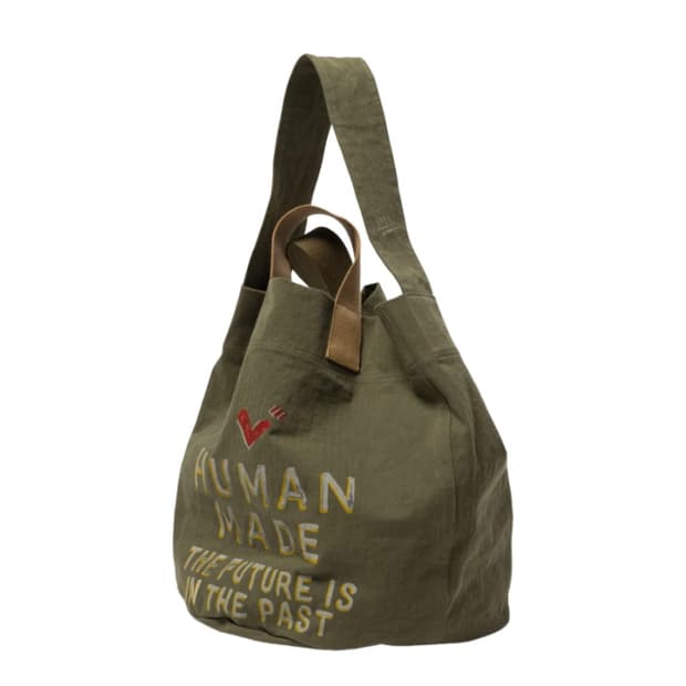 휴먼메이드 올리브 토트백