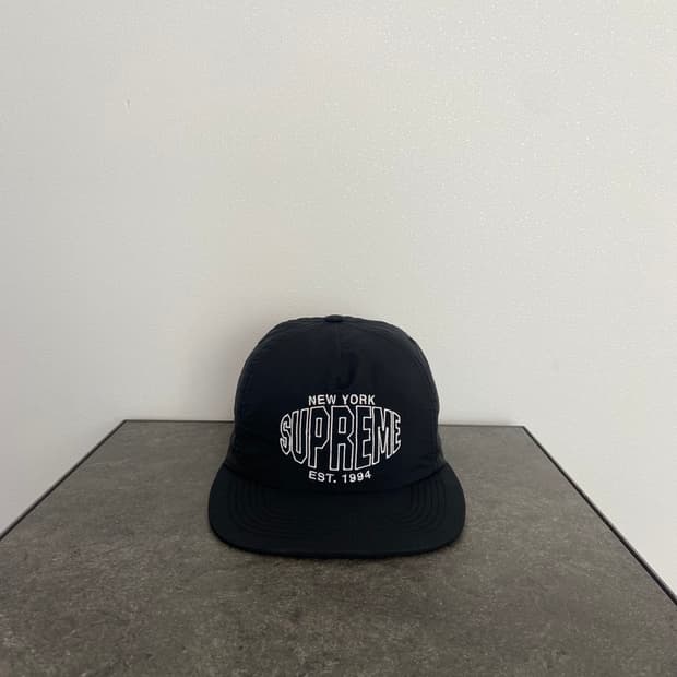 (OS) 슈프림 6패널 볼캡 모자 뉴욕 블랙