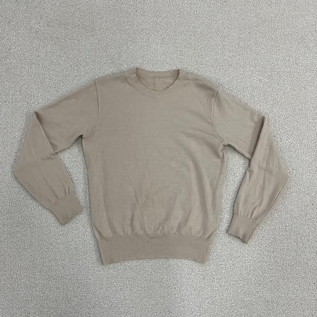 [실측확인] 빈티지 라운드넥 니트 스웨터 0102M1