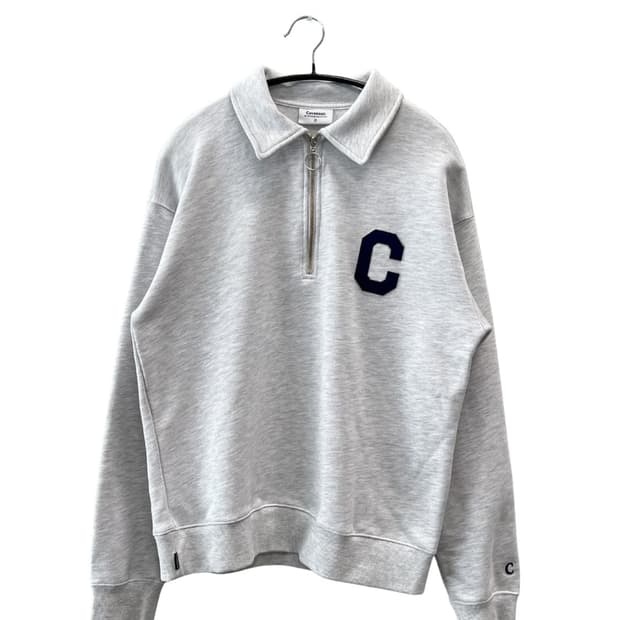 (S) 커버낫 C로고 하프집 카라 맨투맨