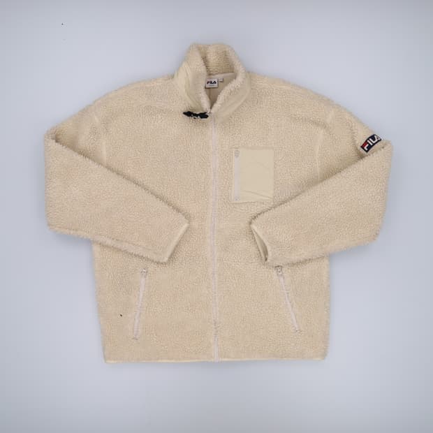 XXL 휠라 루즈핏 플리스자켓 0220H1