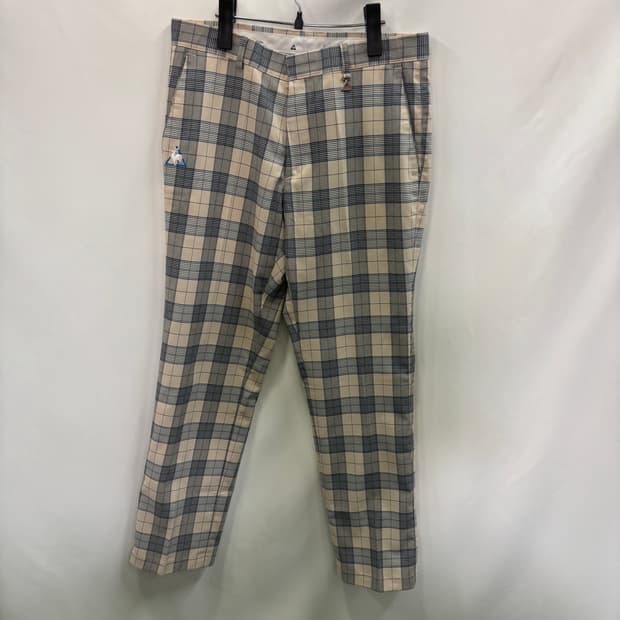 르꼬끄 스포르티브 체크 패턴 팬츠 바지 32