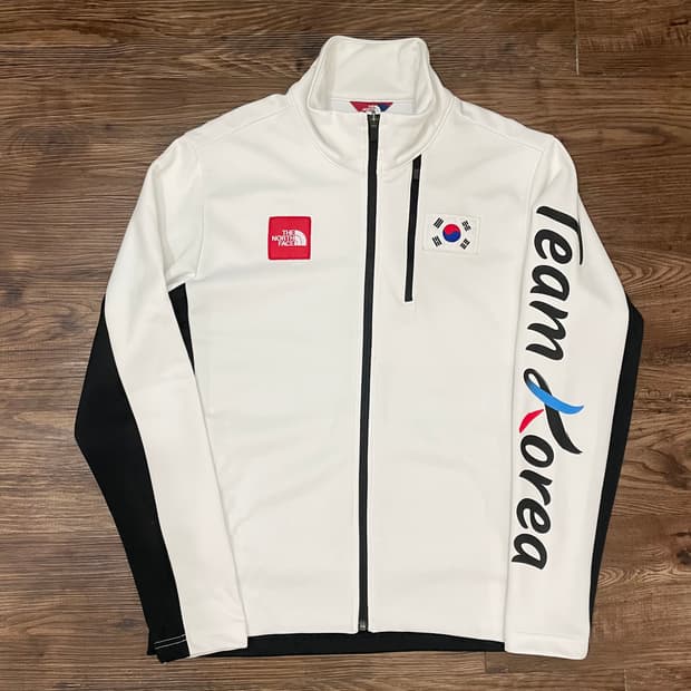 노스페이스 한정판 팀코리아 평창올림픽 트레이닝 져지 자켓