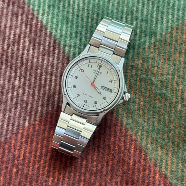 1980s Seiko Chronos quartz 