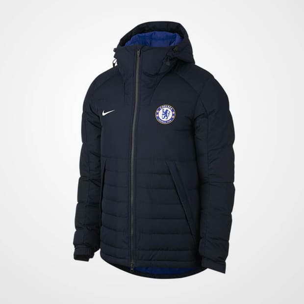 [105] 나이키 첼시 FC 다운 필 후드 재킷 패딩 후드 자켓 점퍼