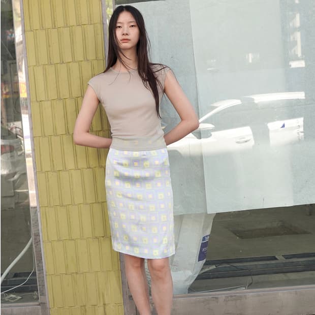 nuuanu 멀티 실크 스커트 2사이즈