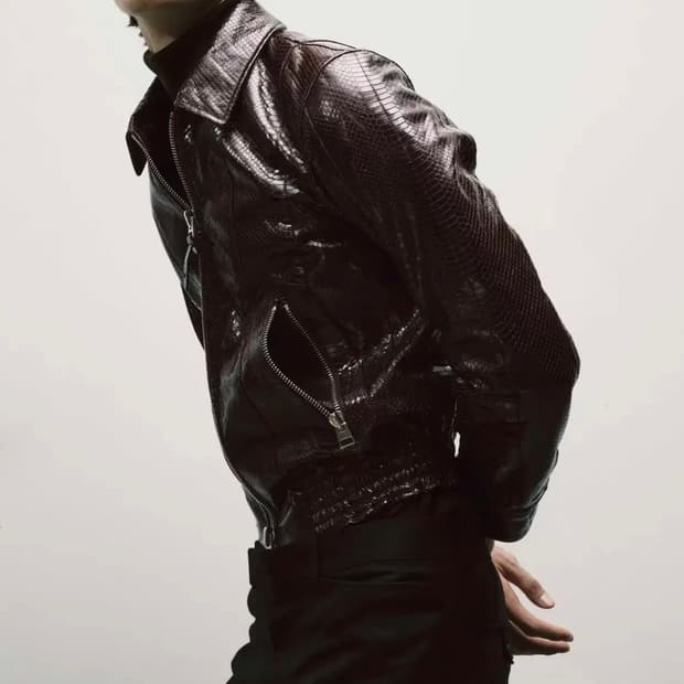 (국내1피스)톰포드 스네이크 런웨이 가죽자켓