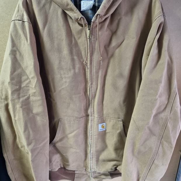 칼하트 J130 브라운 액티브 자켓 