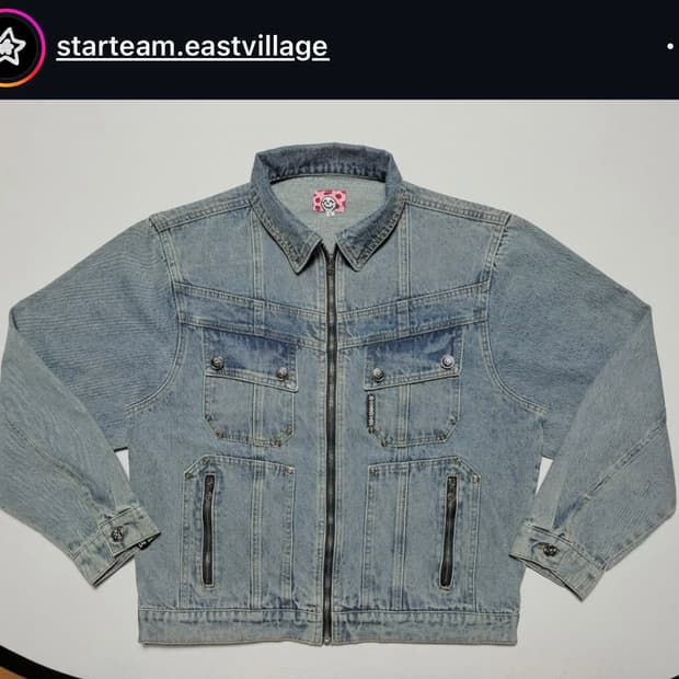 스타팀 데님 자켓 L