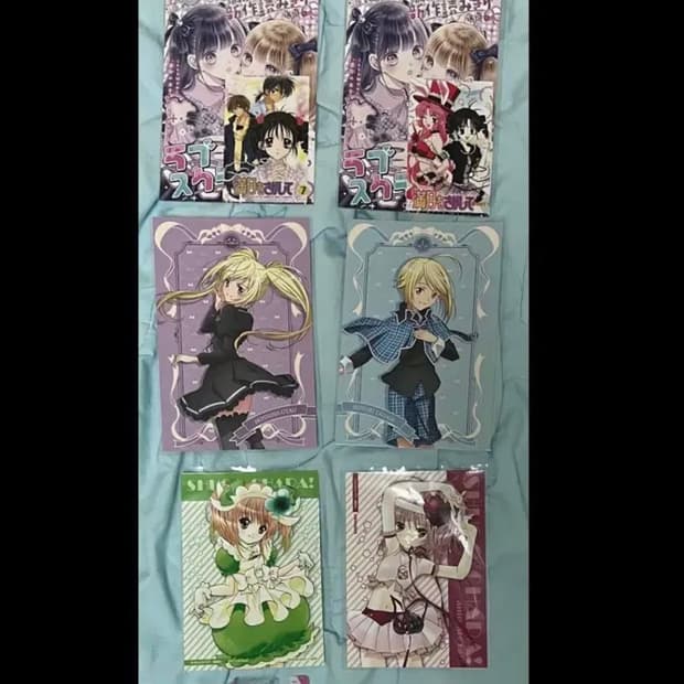 캐릭캐릭체인지 엽서,포카+달빛천사 미니 엽서 세트