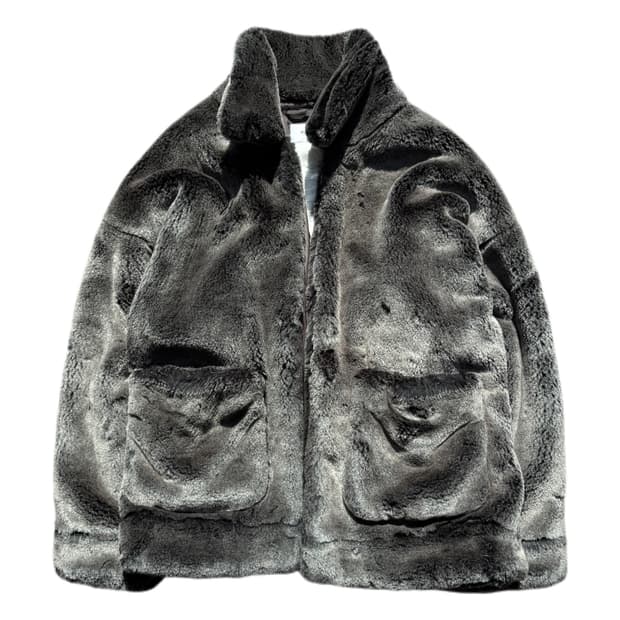 더블렛 핸드 페인트 퍼자켓 M(2XL)