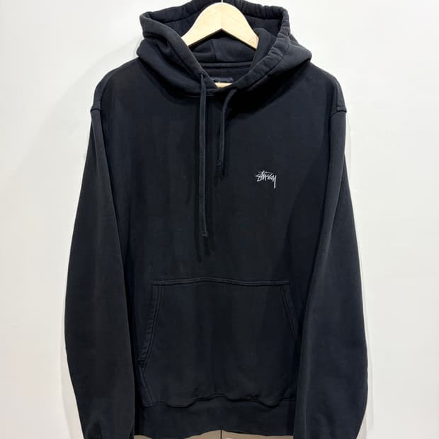 스투시 스몰 로고 베이직 후드티