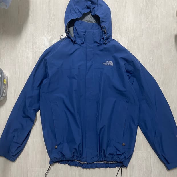 노스페이스 고어텍스 블루 바람막이 자켓