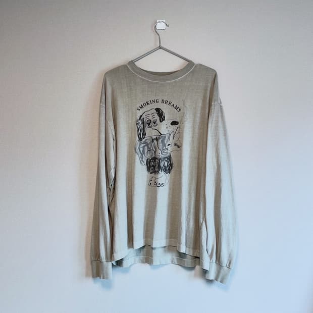 폴리테루 행크 블루독 빈티지 롱슬리브