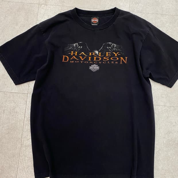 빈티지  Harley Davidson 스웻 반팔