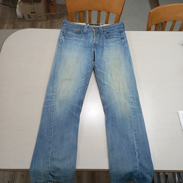 32 06's 리바이스521 워싱 일자진 연청 32-315