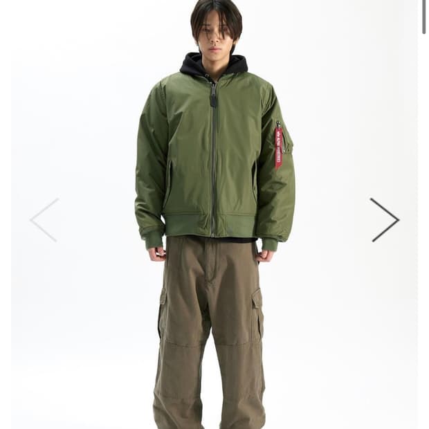 알파인더스트리 리버시블 ma-1