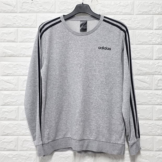 택포// 아디다스 E 3S CREW FT 맨투맨 L 회색