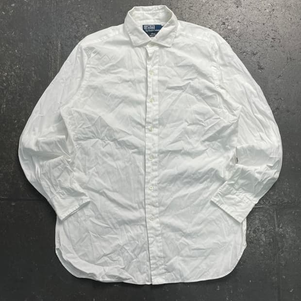 100 폴로 랄프로렌 화이트 셔츠